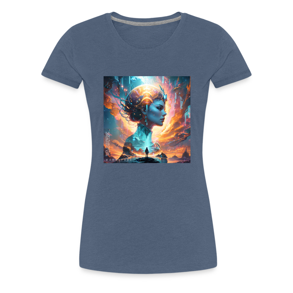 Magnitude Women’s Premium T - heather blue