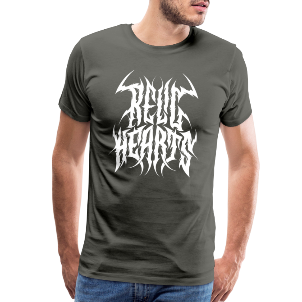 Relic Hearts Metal Logo Shirt - asphalt gray