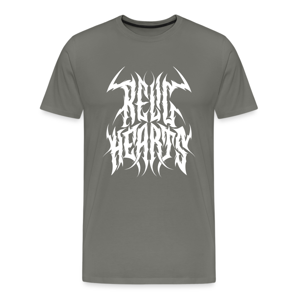 Relic Hearts Metal Logo Shirt - asphalt gray