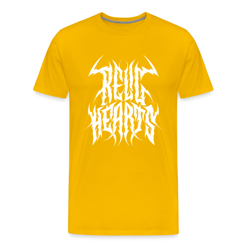 Relic Hearts Metal Logo Shirt - sun yellow