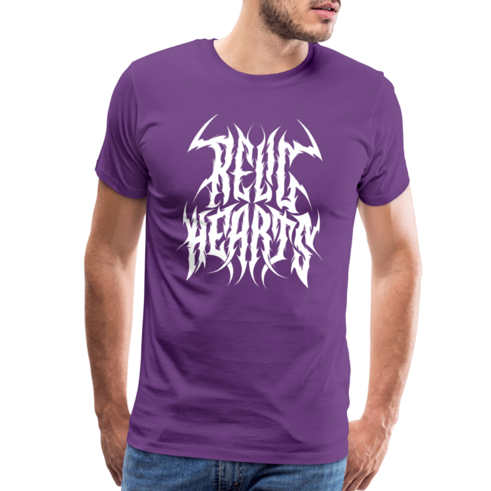 Relic Hearts Metal Logo Shirt - purple