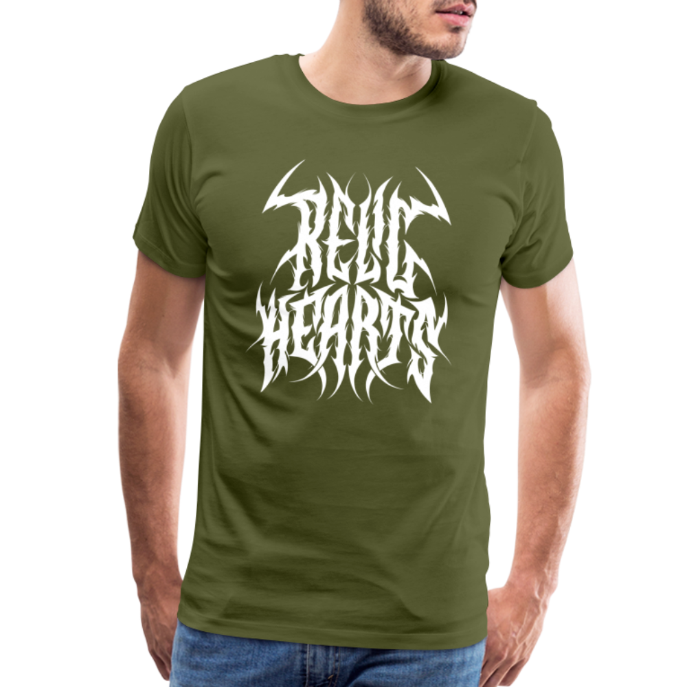 Relic Hearts Metal Logo Shirt - olive green