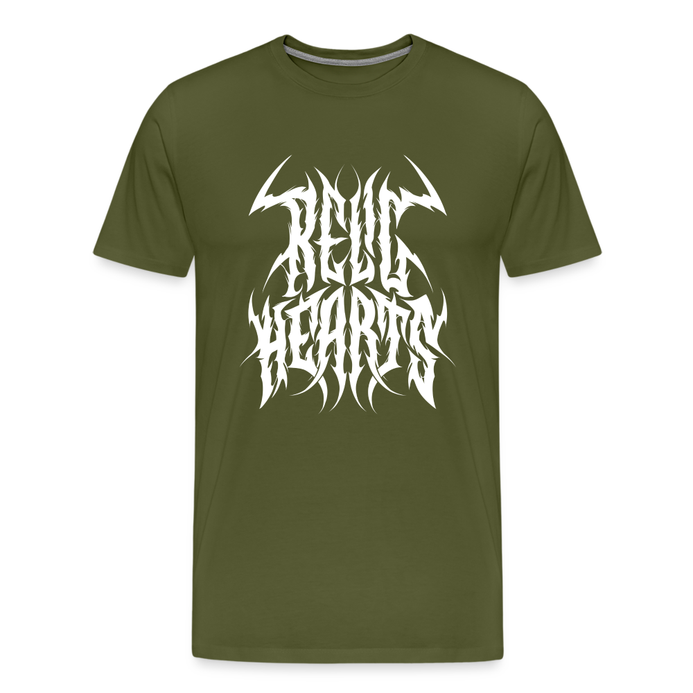 Relic Hearts Metal Logo Shirt - olive green