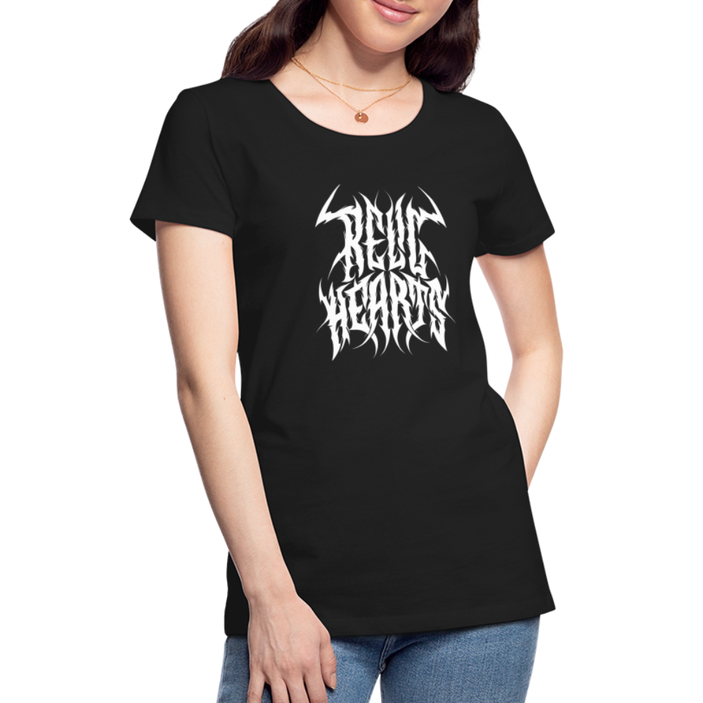 Relic Hearts Metal Logo Women's Premium T - black