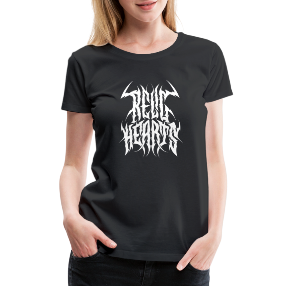 Relic Hearts Metal Logo Women's Premium T - black