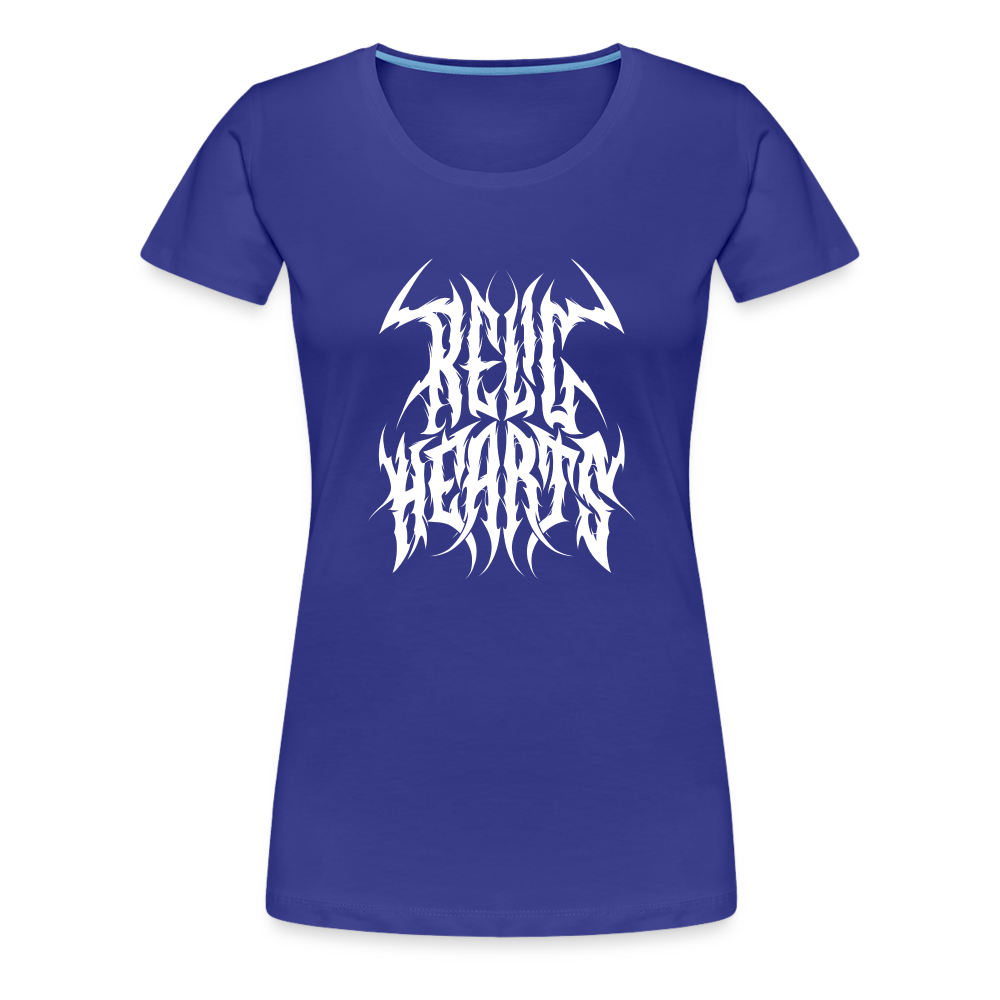 Relic Hearts Metal Logo Women's Premium T - royal blue