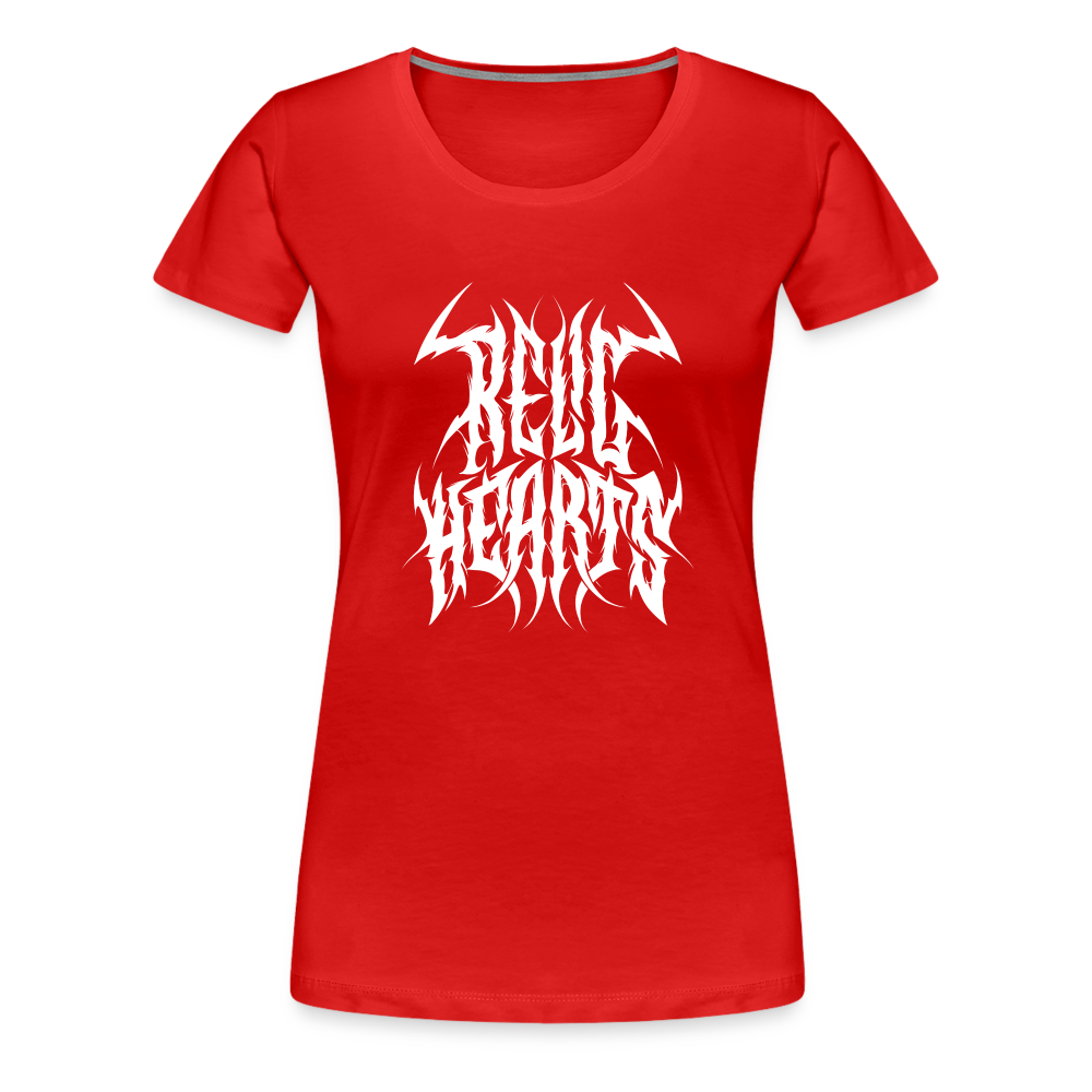 Relic Hearts Metal Logo Women's Premium T - red