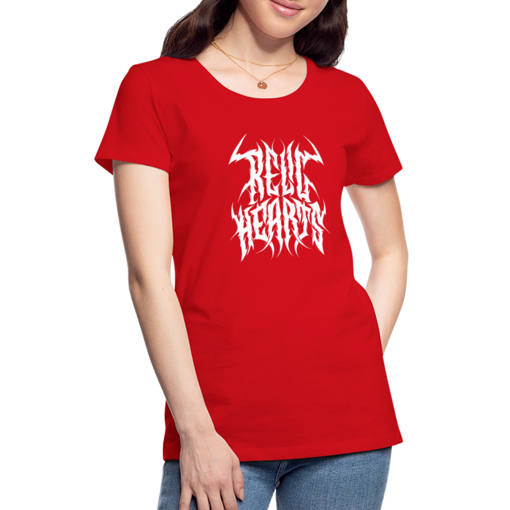 Relic Hearts Metal Logo Women's Premium T - red