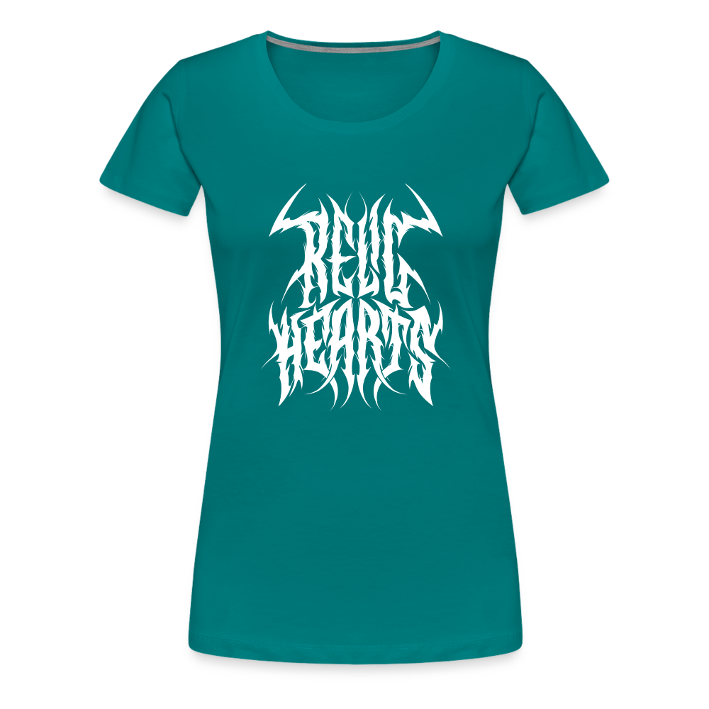 Relic Hearts Metal Logo Women's Premium T - teal