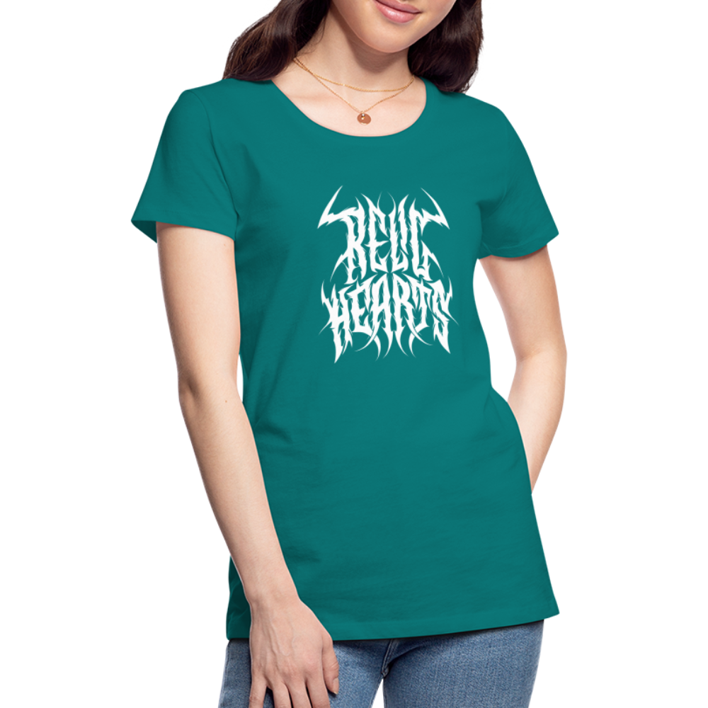 Relic Hearts Metal Logo Women's Premium T - teal