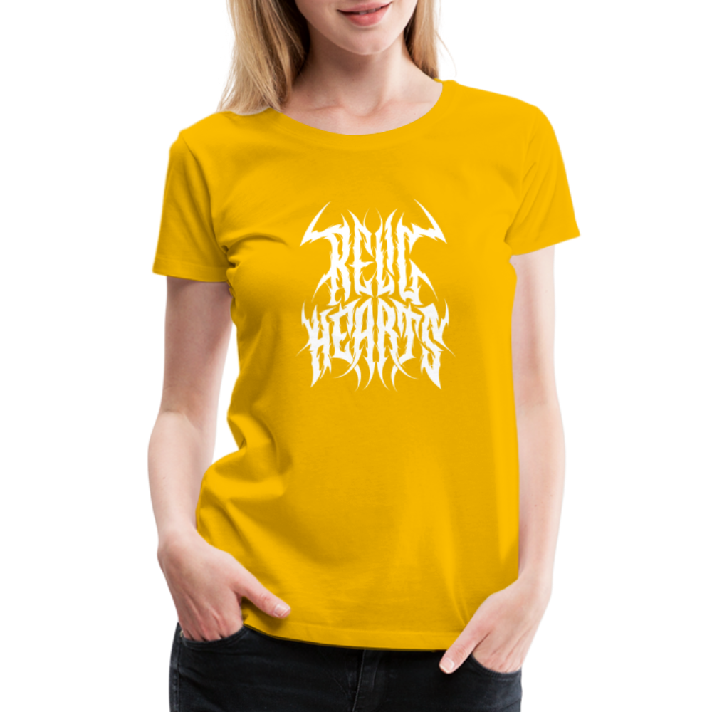 Relic Hearts Metal Logo Women's Premium T - sun yellow