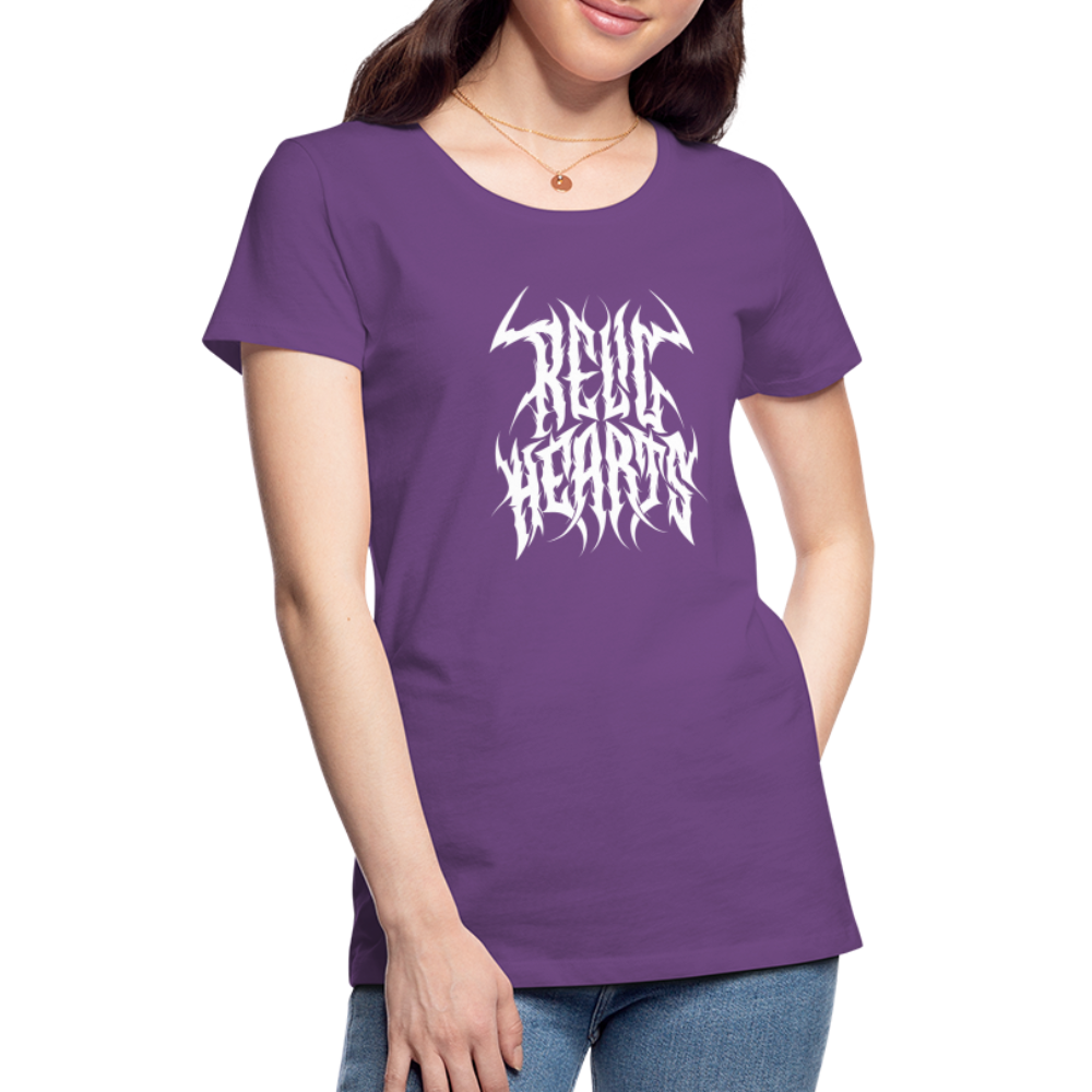 Relic Hearts Metal Logo Women's Premium T - purple