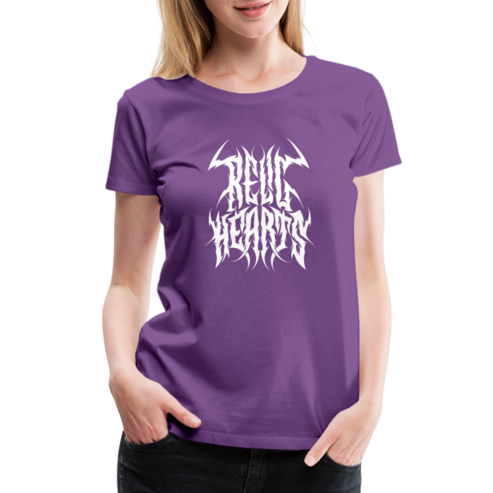 Relic Hearts Metal Logo Women's Premium T - purple