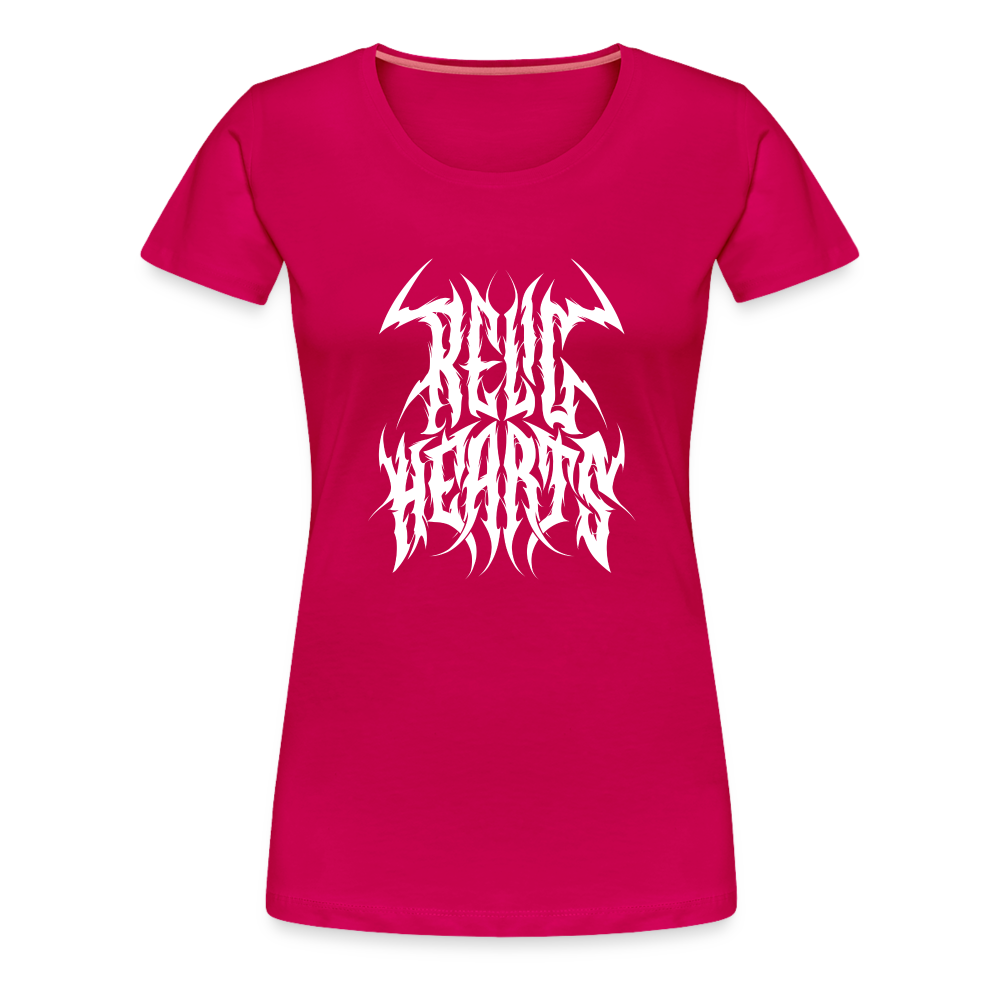 Relic Hearts Metal Logo Women's Premium T - dark pink