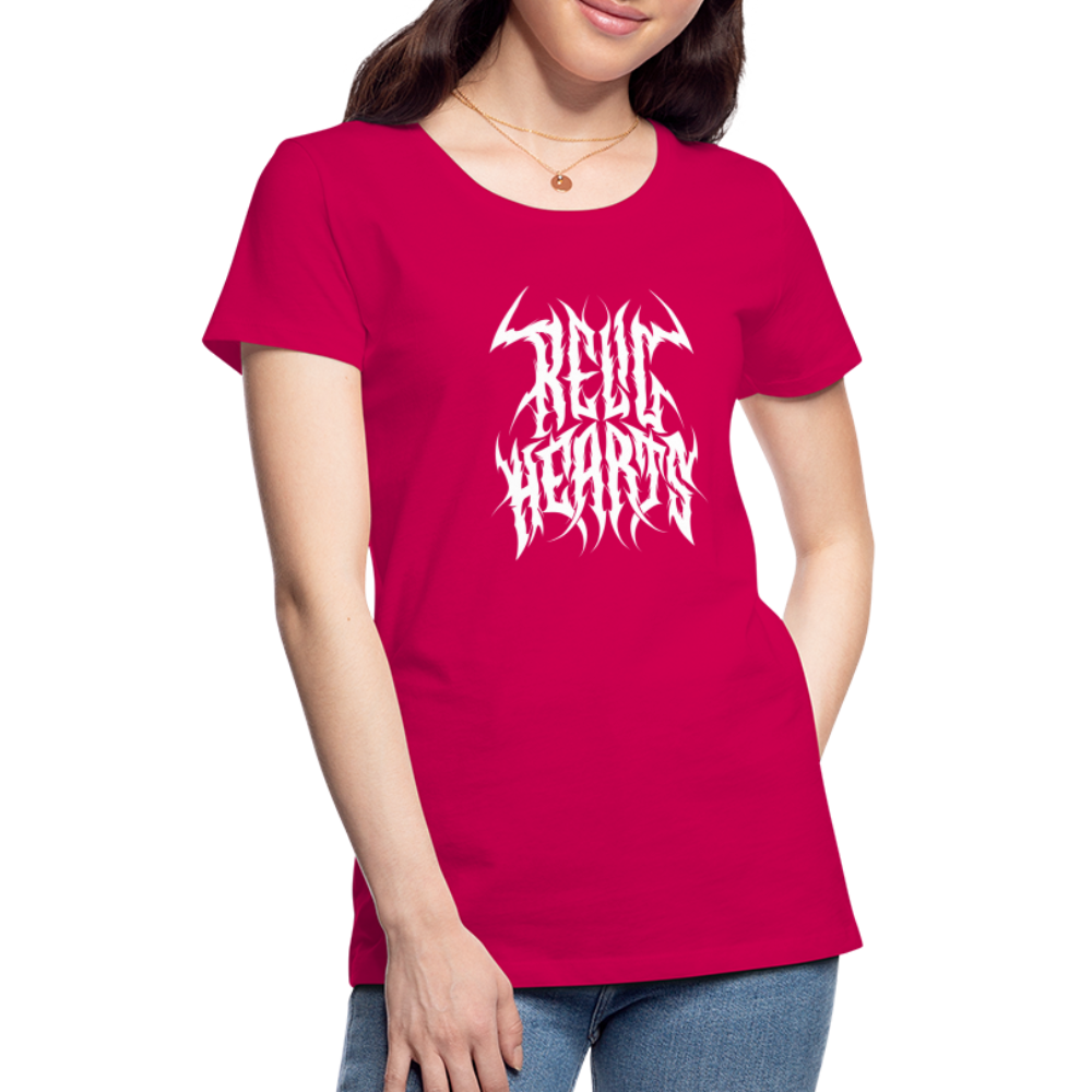 Relic Hearts Metal Logo Women's Premium T - dark pink