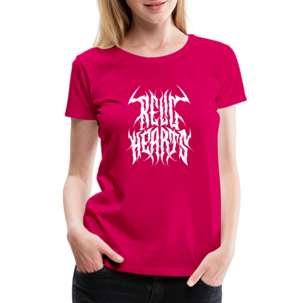 Relic Hearts Metal Logo Women's Premium T - dark pink