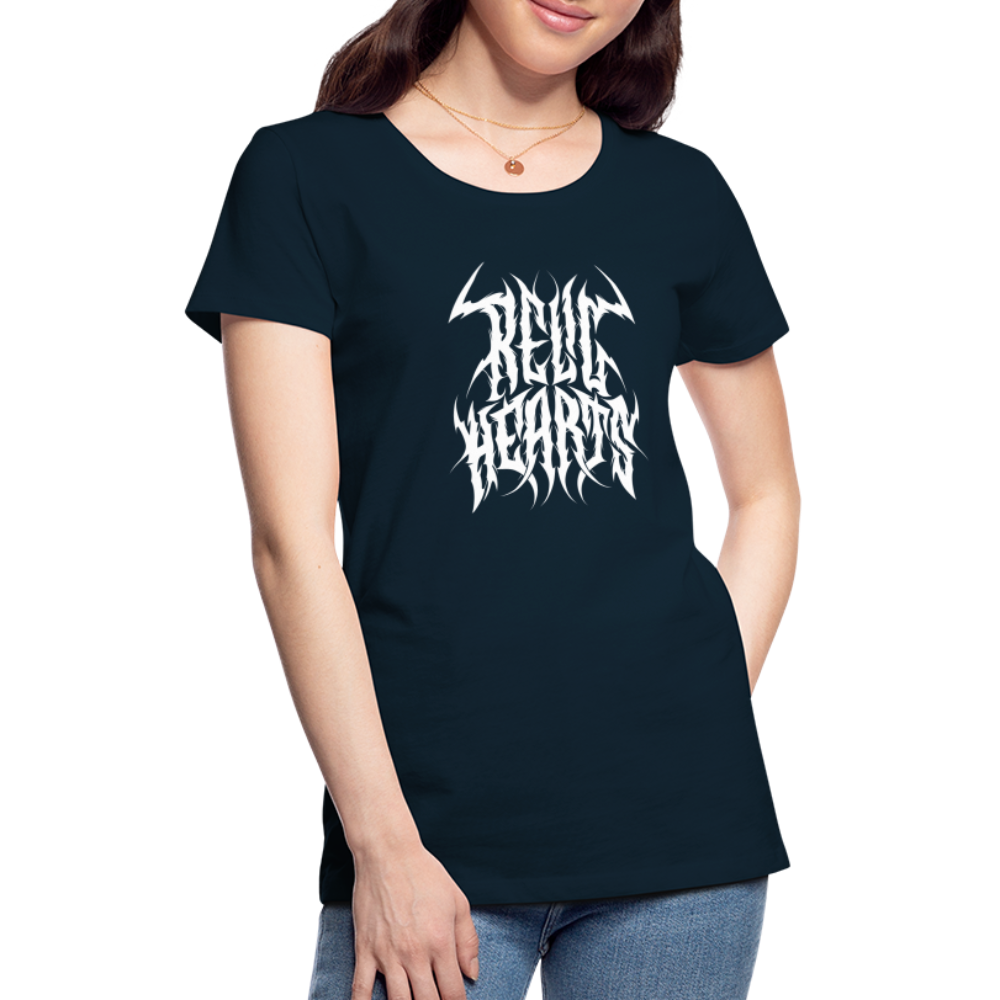 Relic Hearts Metal Logo Women's Premium T - deep navy