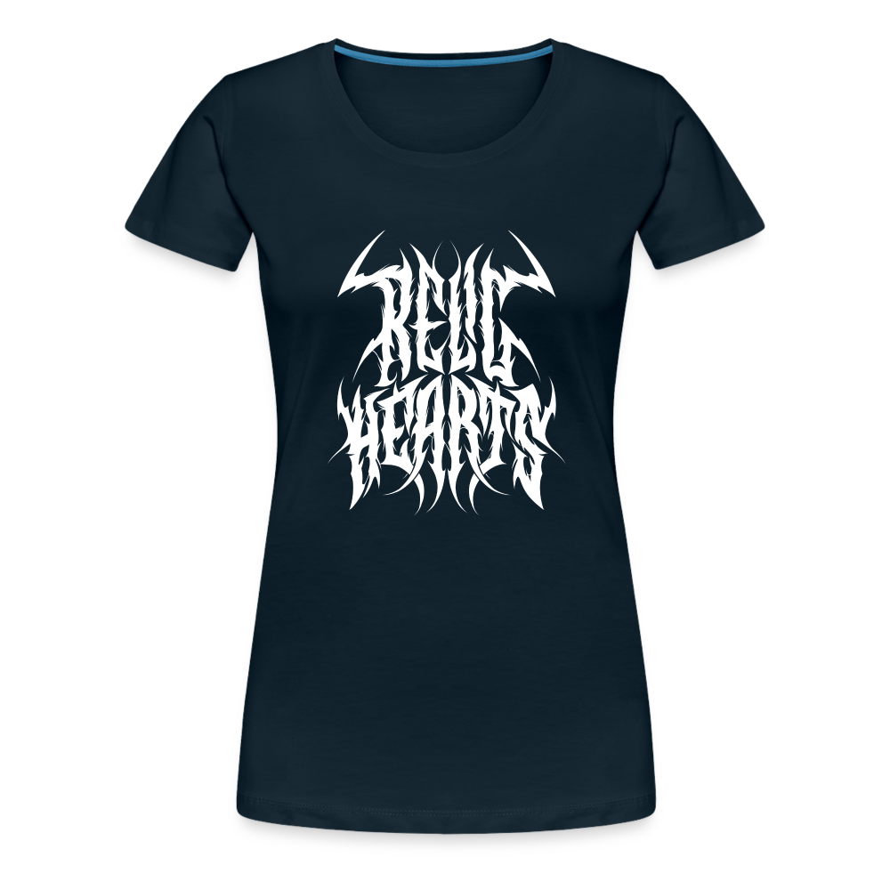 Relic Hearts Metal Logo Women's Premium T - deep navy