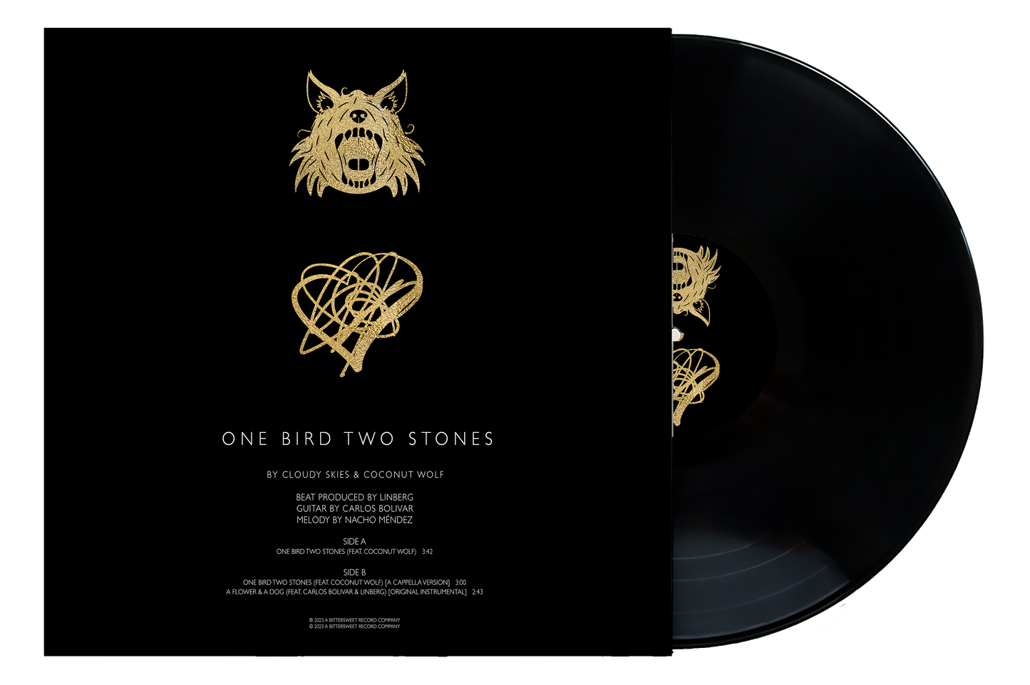 One Bird Two Stones (Single) 12" Vinyl Record by Cloudy Skies & Coconut Wolf