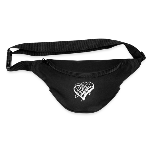 Heart Sigil Fanny Pack - black